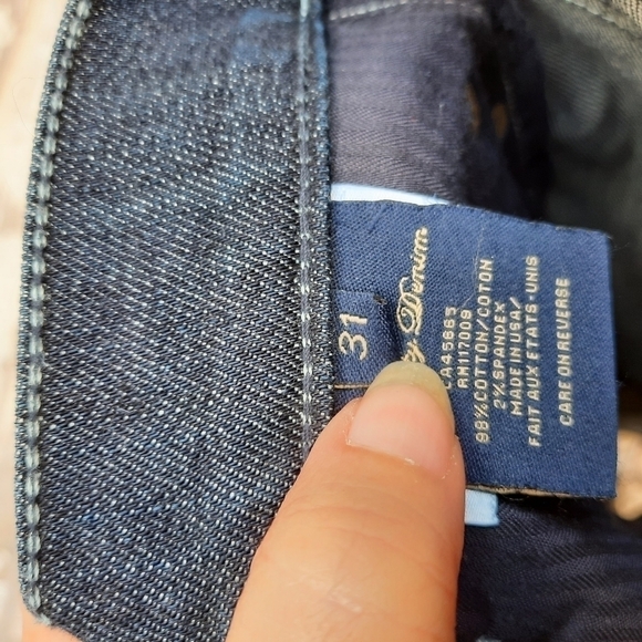 🌟 FIDELITY Denim Bella blue opal Capri Jeans size 31 - Picture 7 of 8